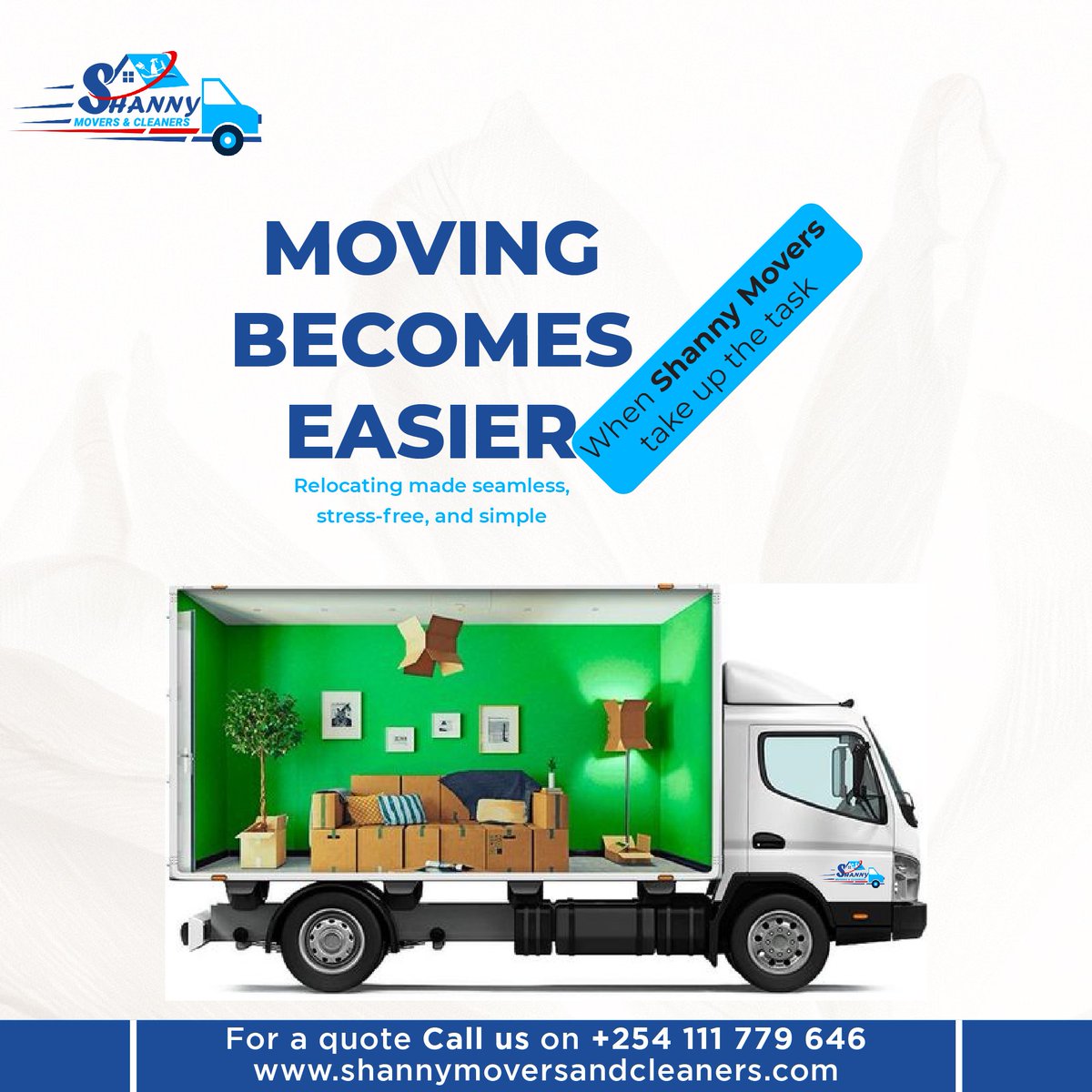 shannymoversan1's tweet image. Ready to turn your moving day into a breeze? 🏠✨ Discover the magic of Shanny Movers and Cleaners! From packing up your old place to ensuring every corner of your new home sparkles, we've got you covered. Experience the joy of a stress-free move.
#ShannyMovers #MovingMagic