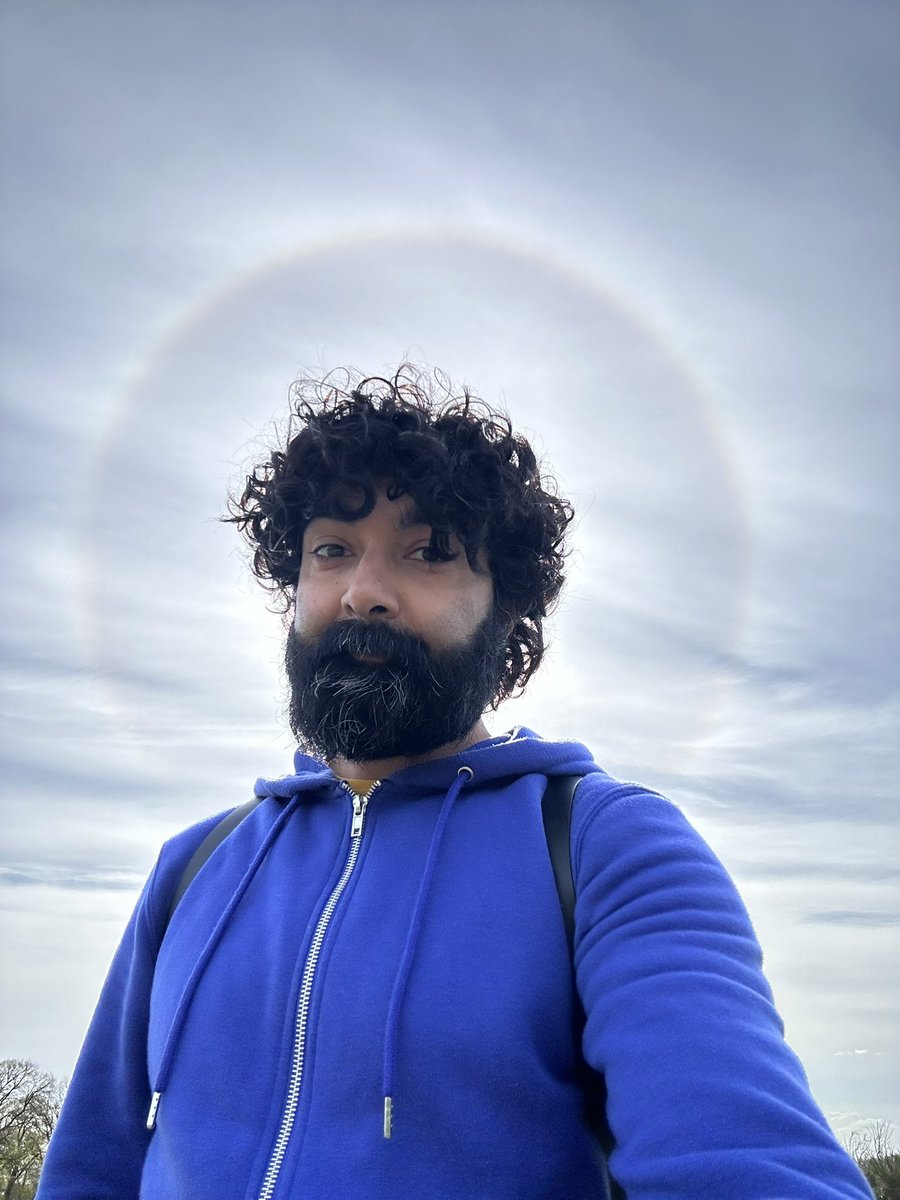 Feeling saintly with this #sunhalo ☀️😇