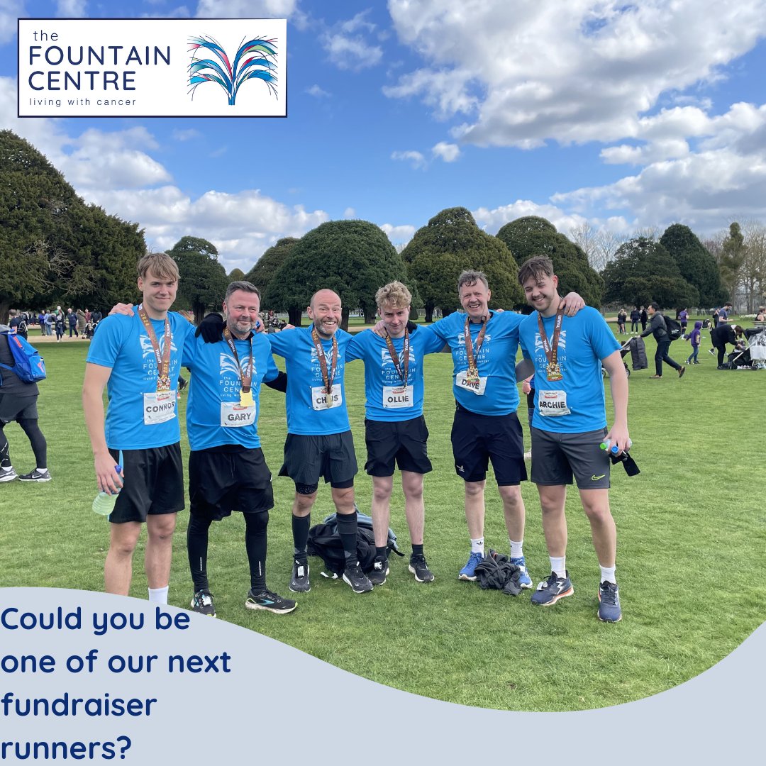 Have you ever thought you would like to run for a charity but not actually got round to doing anything about it? Then we would love to hear from you, run on your own or as part of a team come on you know you want to. #fountaincentre #livingwithcancer #runforus