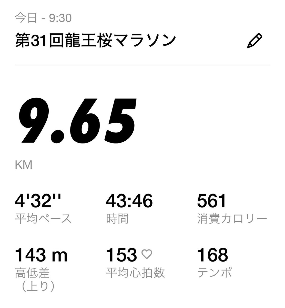 AltiRun's tweet photo. 龍王桜マラソン10km完走。GPSでは10km未満。コースが変わったことにより登り坂がハードに💦
今年はたくさんの人と話せて楽しめました https://t.co/Kh9FzEx5DQ