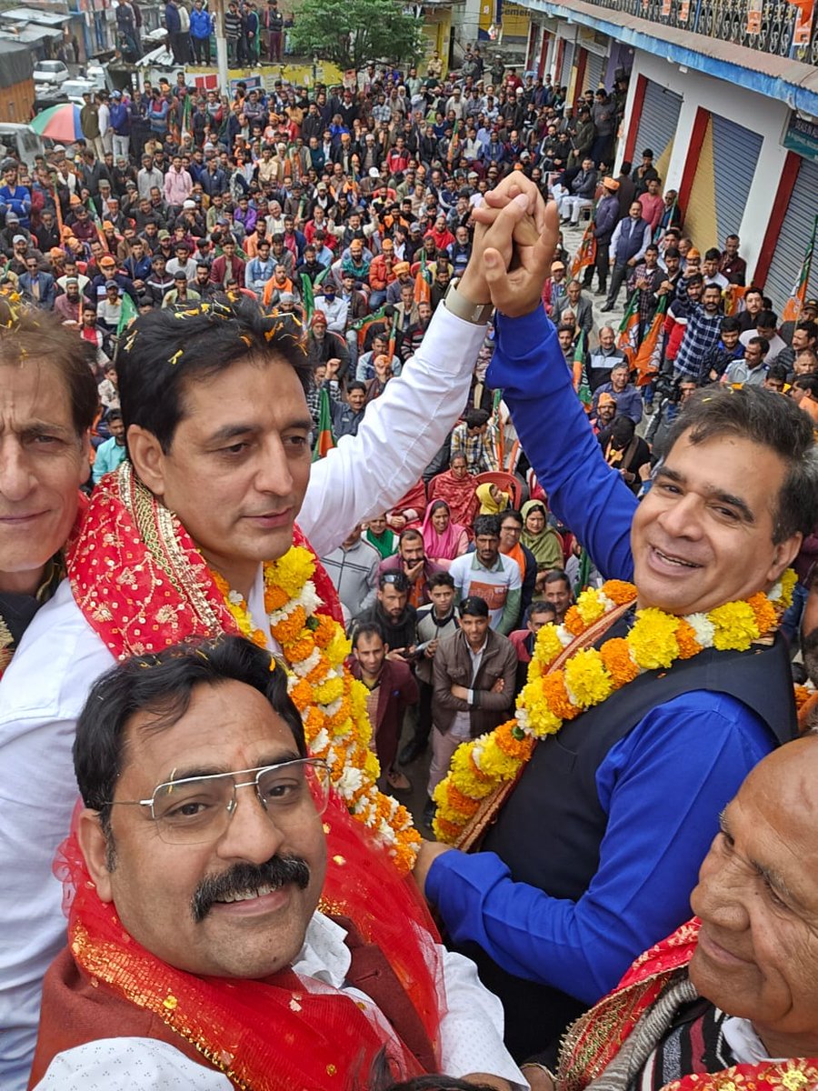 BJP4JnK's tweet photo. BJP's Mega Rally at #Khellani, Doda.
#PhirEkBaarModiSarkar
#AbkiBaar400Paar https://t.co/kLp5f1Rp2d