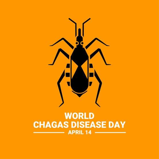 Today April 14 is #WorldChagasDiseaseDay, to raise awareness around Chagas disease. First celebrated on April 14, 2020, and was named after Carlos Ribeiro Justiniano Chagas, the Brazilian doctor who diagnosed the first case on April 14, 1909.