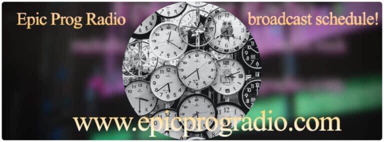 The new broadcast schedule from Monday, April 15!

#progressiverock #progrock #neoprog  #rockprogressif #independentmusic #newprog #recentprogonly #symphonicprog #artrock #progressiverockcommunity #airplay #prog #whattheprog

epicprogradio.com/schedule/