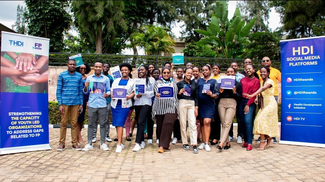 Thrilled to participate in a two-day workshop by @HDIRwanda to exchange best practices, strategies, and discuss existing gaps and challenges within family planning and contraceptive programs to raise awareness about #FP2030 commitments and action plans among Youth NGOs. #SRHR
