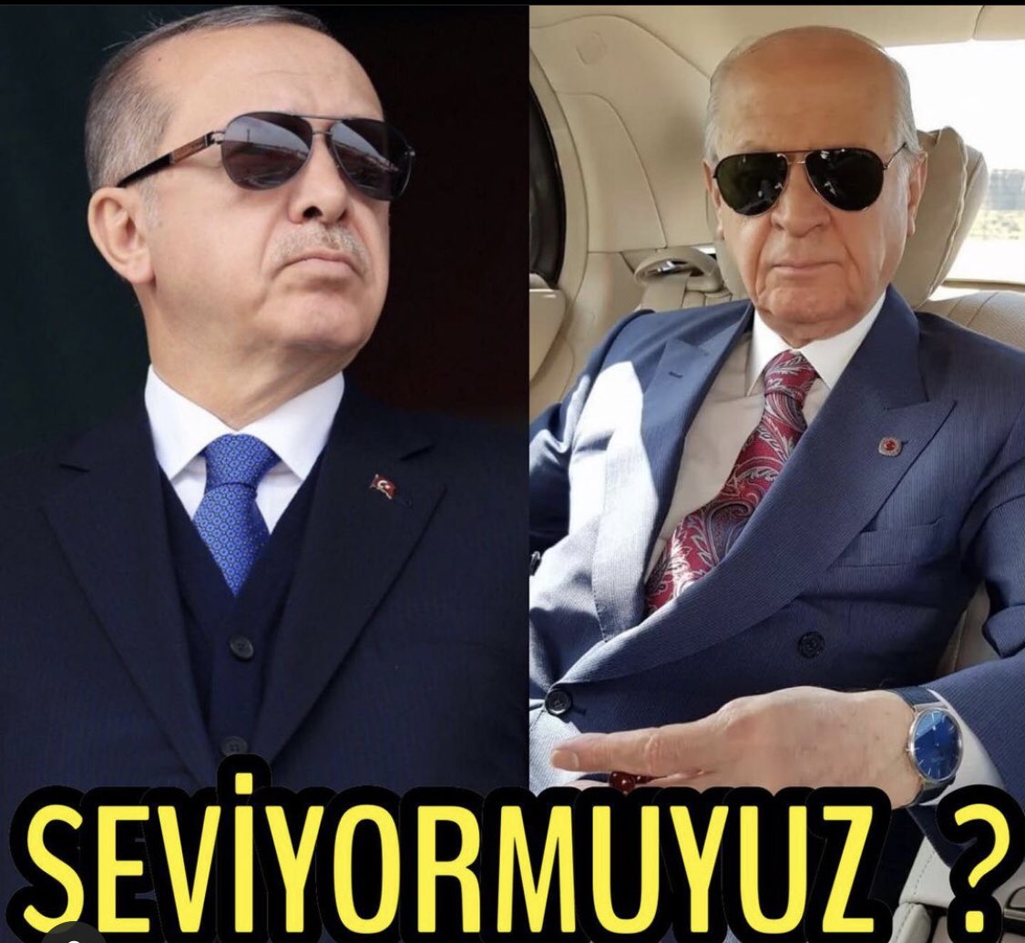 Tebessüm Ülkücü bir erdemdir.
Çünkü tebessüm sevdiğini Allah için sevebilmektir.!

Devlet Bahçeli Recep Tayyip Erdoğan Ülkü Ocakları 🤘 Alparslan Doğan Selçuk Bayraktar 

New York Times  #İran Demir Kubbe Kuzey Marmara Otoyolu  S-400  #savas Kayyum Suudi Arabistan 
@GNC__CAPS___