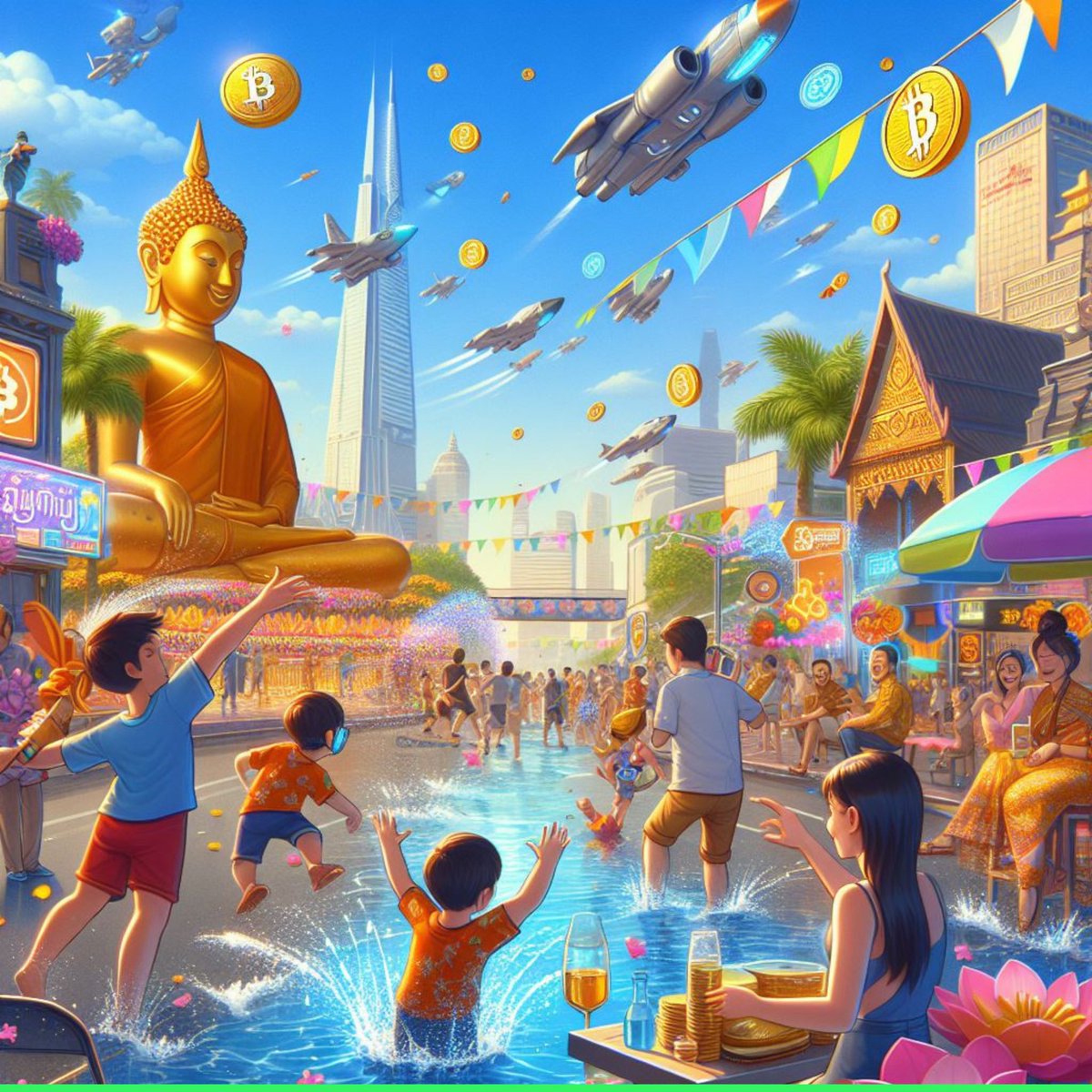 CryptoSiamNews's tweet photo. 🎊 #CryptoSiam ขอสวัสดีวันปีใหม่ไทยลูกเพจทุกคนนะครับ
💚 วันสงกรานต์ในปีนี้แอดมินขอให้ทุกคนดูแลสุขภาพ มีความสุขกับเทศกาลและวันหยุดยาว แล้วกลับมาเตรียมรับมือสภาพตลาดในอีก 8 เดือนที่เหลือของปีนี้กันครับ 🙏🏻
📌 ทาง CryptoSiam จะกลับมาลงข่าวเป็นปกติตั้งแต่วันที่ 16 เมษายน 2567 https://t.co/bcQsu7MRBb