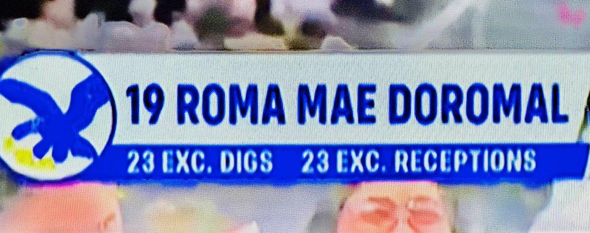 CONGRATS! Lady Eagles! 🦅🫶🏻💙 YAHOOO! 😎

POG: Roma Mae Doromal! 🫡

#UAAPSeason86 #KeepTheFireAteneo