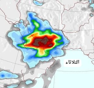 اغلب النماذج العالمية تتوقع منخفض قوي يشتد اعتبارا من غد الاثنين وتكون ذروة الحالة الثلاثاء.. والله اعلم سواء تحققت التوقعات بدقة ام لم تكن بهذه الدقة... الحذر واجب. و الاحتياط خير من الندم.