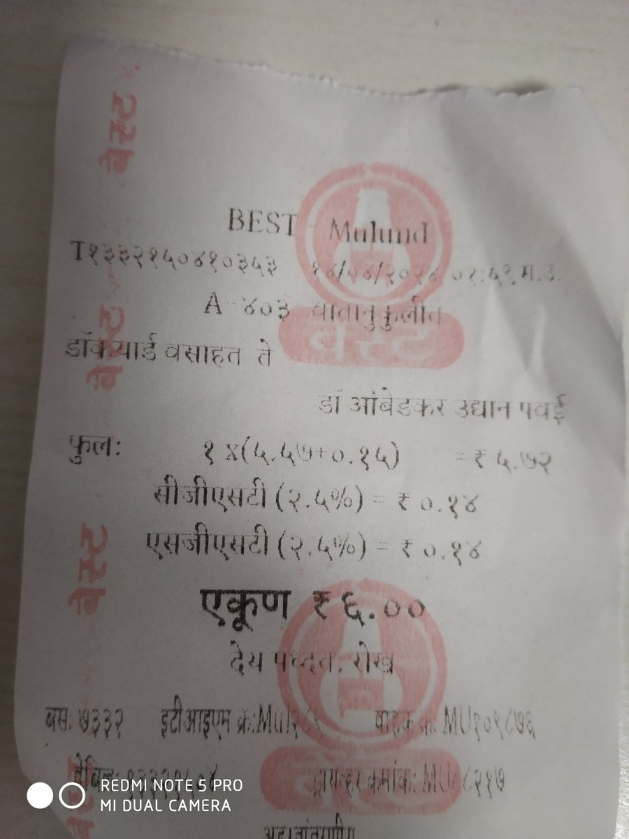 Khotta4's tweet photo. आज हुमा थेटर ते L&amp;T बस प्रवास करण्याचा योग आला.एसी बसचे दर हे सामान्य बसच्या तुलनेने १ रुपय जास्त असकिंतु आज ज्या बसने प्रवास केला त्यात एसीचे दर आकारण्यात आले,किंतु त्यातील एसीचा वारा पास करणारा एर पासर रिकामा होता,कृपया संबंधितांनी नोंद घ्यावी!! @aaplibest @myBESTBus https://t.co/YHuFkKBJLE