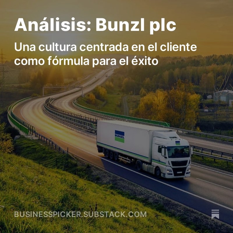 bizpicker's tweet image. Análisis de Bunzl plc $BNZL

🚚 Distribuidor especializado B2B
⚓ Ingresos resilientes
📈 Mercado fragmentado con oportunidades de reinversión
🧬 Gran cultura centrada en el cliente

Enlace en mi perfil