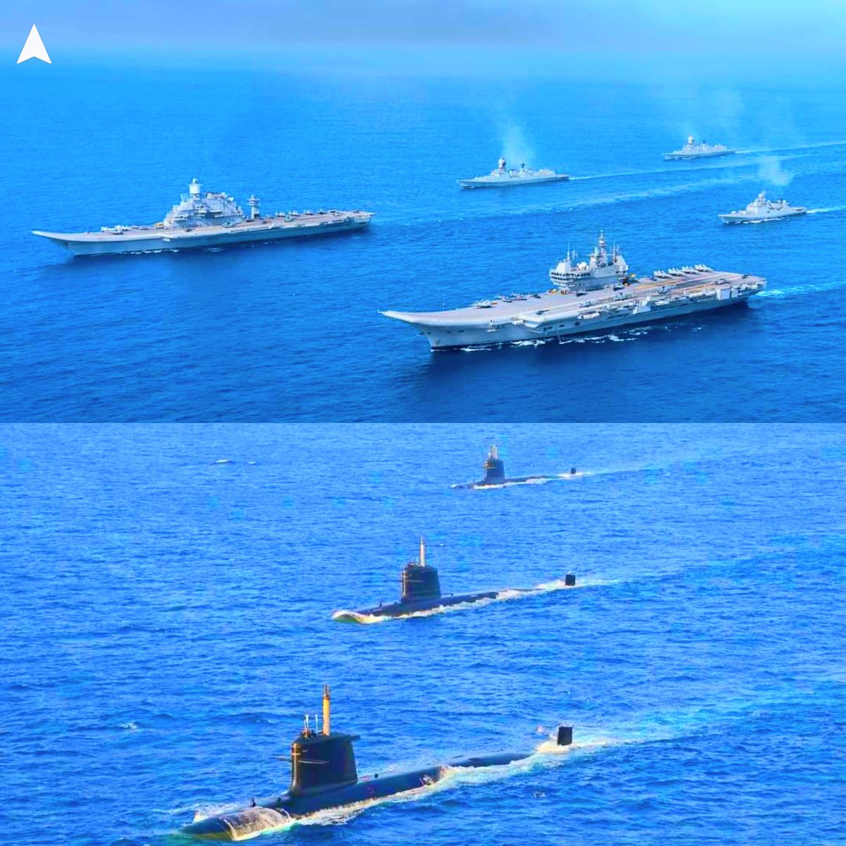 From Sea to Air #IndianNavy #IOR