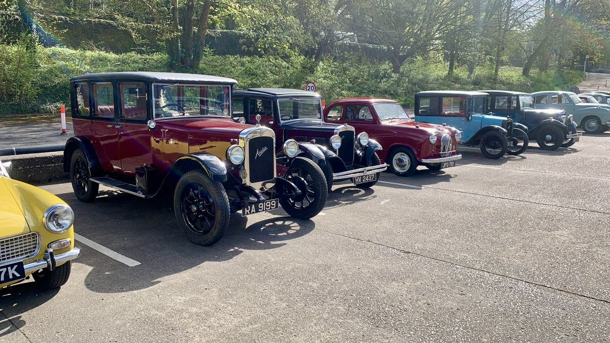 car_british's tweet photo. Looking good at only 10:30am for our #Austin Extravaganza !

On until 4pm today! Who’s coming to join or take a look at these beauties.

#austincars #austinlovers #austin12 #austin7 #austinclub #austinmini #austinrover #austin #greatbritishcarjourney https://t.co/ANaRMC5rIt