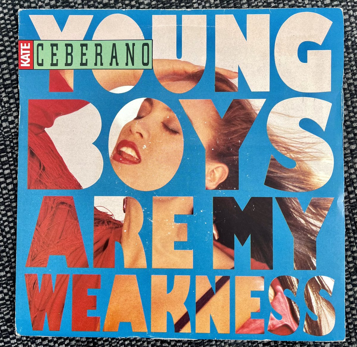 Poplifer73's tweet image. So happy to find this yesterday!
Kate Cebrano “Young Boys Are My Weakness” produced by Phil Harding &amp;amp; Ian Curnow for PWL.
@phardingmusic @IanCurnow @PWLHitFactory @ChartBeatsAU 
youtube.com/watch?v=aN4sb1…
#KateCebrano #PWL #PhilHarding #IanCurnow #VinylFind #RecordCollection