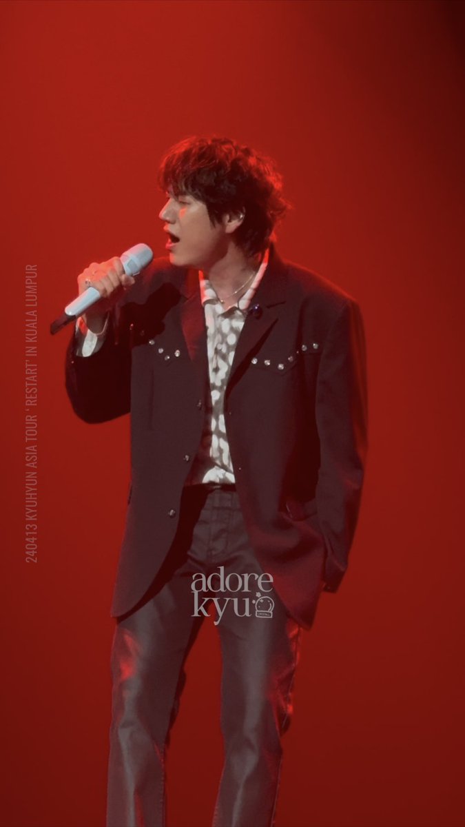 adorekyu's tweet photo. 240413 ‘Restart’ in Kuala Lumpur 🇲🇾

🎼 운명 (Ben-Hur)

#KYUHYUN #규현 #キュヒョン #圭贤
#Restart #2024KYUHYUNASIATOUR  
#KYUHYUNRestartinKL https://t.co/FwH03zmbnt