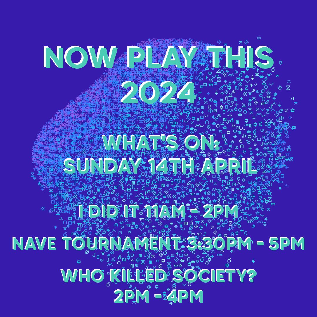 It's the last day of Now Play This 2024! @abigail_atelier is back for round 2 of the I Did It workshop. in the afternoon the South London Post-Society Society of Fictionauts will be radically exploring the environmental potential of play! Tickets here: somersethouse.org.uk/whats-on/now-p…