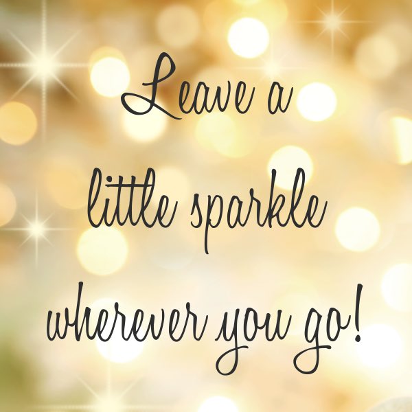 My new mantra (and helped by a particularly glittery dress) - sorry everyone who’ve found rogue sparkles!