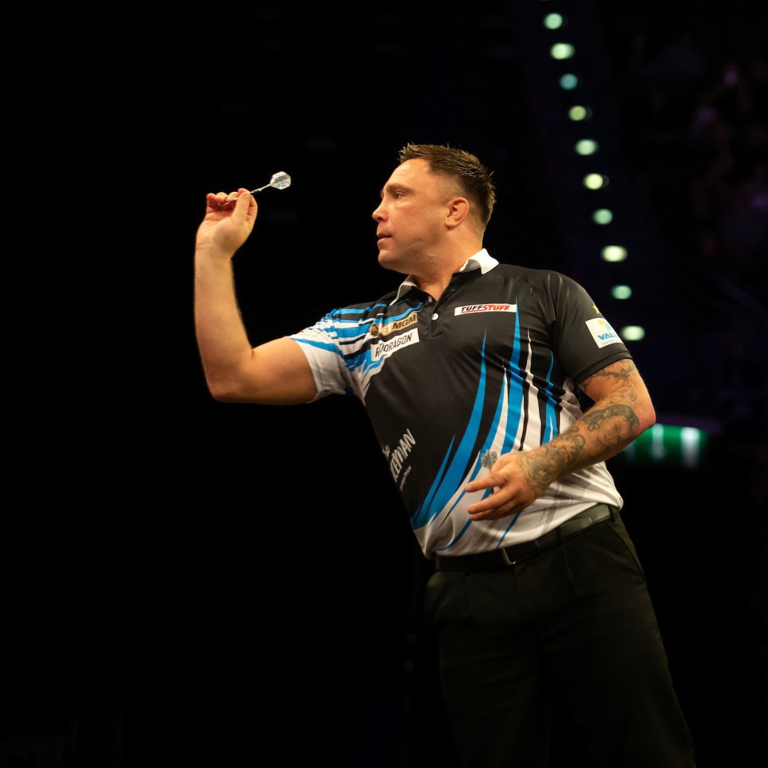 🎯| Gerwyn Price included yet another 100+ average in his Quarter Final with Michael Smith on Night 11 of the Premier League. The Welsh international scored 103.26 in Birmingham as he now looks onto his defence of the International Darts Open on the European Tour.