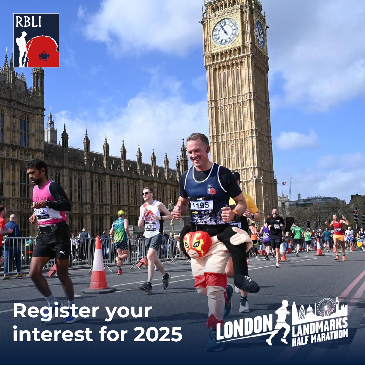 A massive thanks again to all of our London Landmarks Half Marathon participants who, one week ago, ran 13.1 miles for RBLI and our veterans. 🏃‍♂️🏃‍♀️🎖️ If you are feeling inspired, register your interest by e-mailing fundraising@rbli.co.uk and sign up for next year.