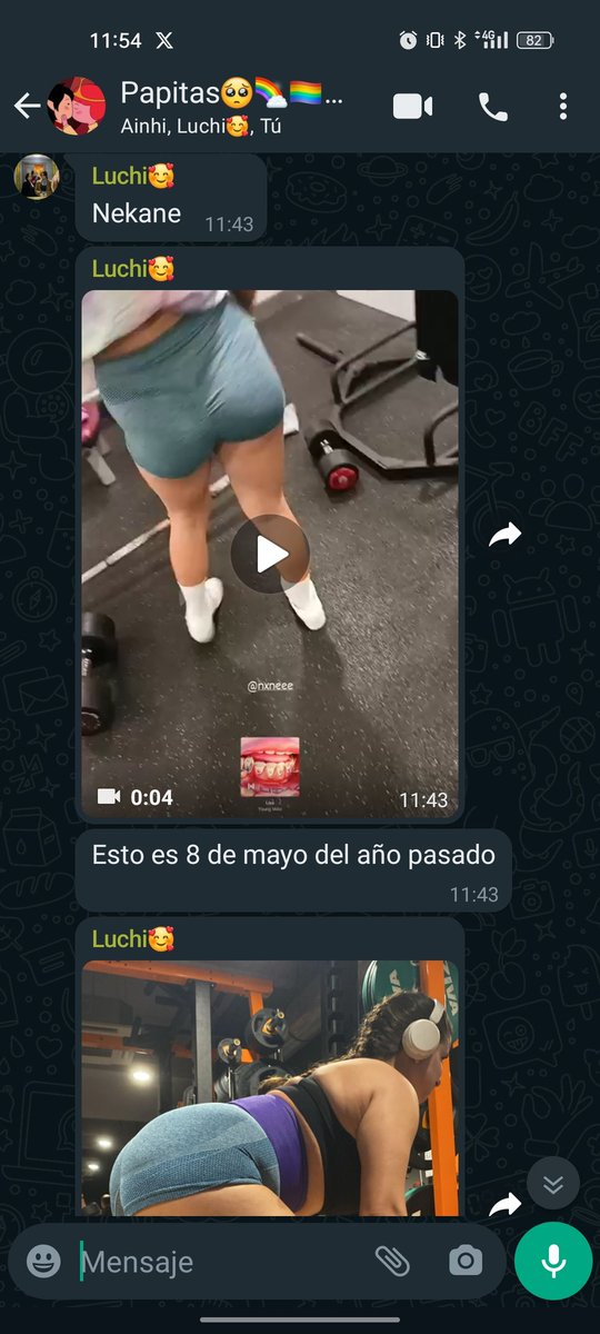 nxne07's tweet photo. Como no me voy a motivar más en el gym si una de mis mejores amigas me envía esto de repente. Así una no piensa en rendirse jamás 😭❤️ https://t.co/v7xq5lB0gV