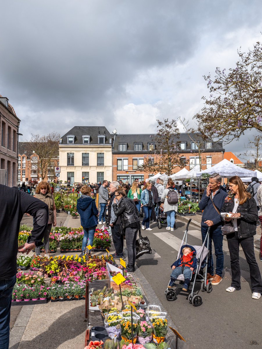 #JournéeVerte C’est parti pour une journée fleurie et ensoleillée à #Douai ! Dès maintenant et jusqu‘à 18h, nous vous donnons rendez-vous place Saint-Amé ! Tout le programme sur douai.fr/la-journee-ver… #evenement #douaimaville