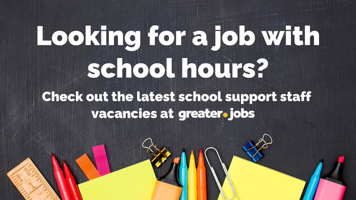 Are you looking for a job with school hours? Take a look at the latest school support staff vacancies: ow.ly/9jfF50R9q2r #jobsearch #schoolsupportstaff #GreaterManchester #Blackpool #northwest