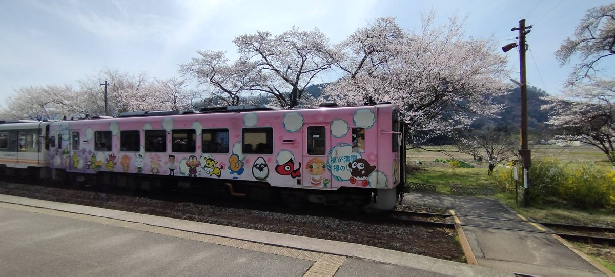 #芦ノ牧温泉駅 #猫の駅長 は休憩中で駅舎の隅っこで眠っていました(写真撮影不可)
パネルと一緒#ヨシ猫 ポーズで写真撮影をしましたが筋力の衰えでポーズが決めらず😅何十年先も決められるように鍛えようと思った◯歳の春。。。大内宿の帰り再度寄ってみたら猫駅長は退社していました😂 #くまみね