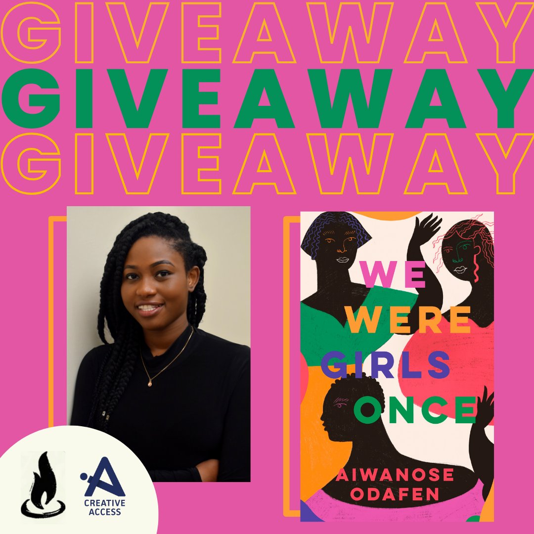 Roll up, roll up... It's #BookGiveaway time at Creative Access ✨

We're teaming up with @ScribnerUK to give away 2 copies #WeWereGirlsOnce by @aiwanoseodafen!

To win:
1. Follow @_CreativeAccess & @ScribnerUK
2. Like, RT & tag a friend 

UK only. 
Closes 26/04