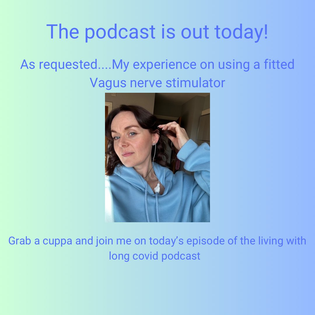 I hope you have a restful Sunday, thank you for all of the questions, feedback and support for the #podcast ❤️ #LongCovid #pots #MECFS #Symptommanagement #VagusNerve #vagusnervestimulation #onedayatatime #bekind Available on all usual platforms and here: livingwithlongcovid.buzzsprout.com