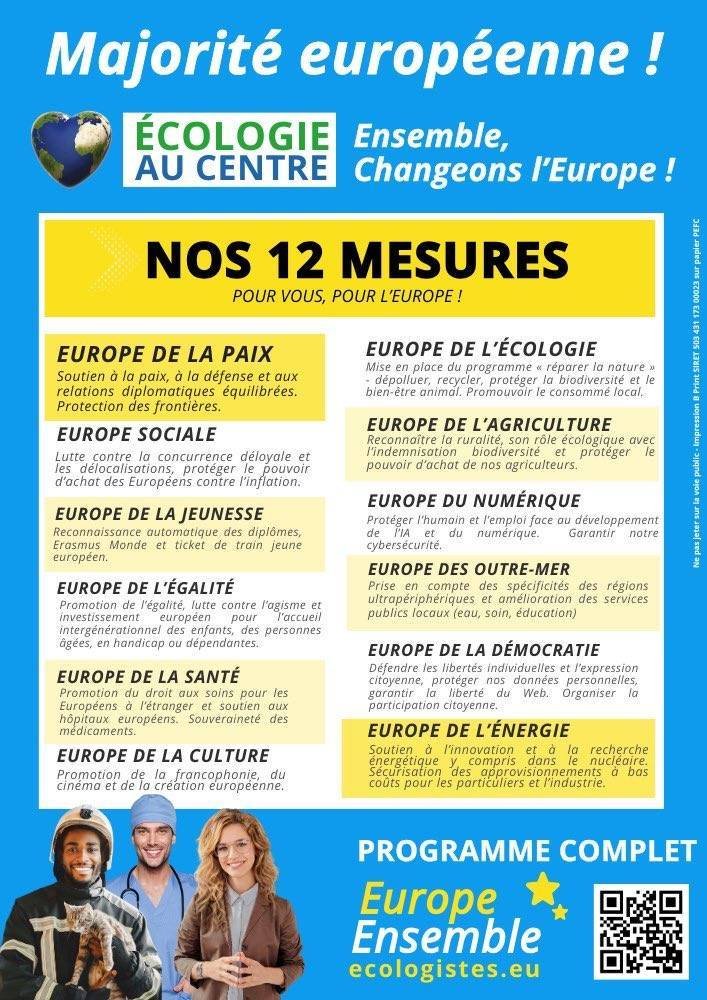 #ecologieaucentre #Europeennes2024