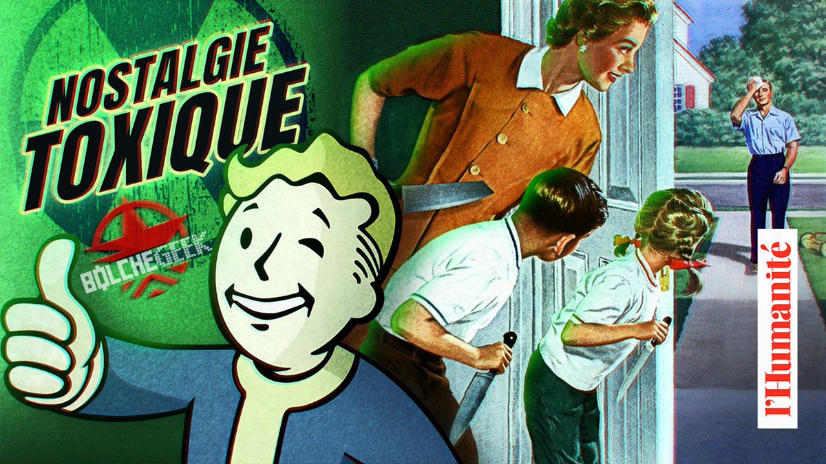 ☢️FALLOUT☢️ LE MENSONGE DES 30 GLORIEUSES Cette énième adaptation d'une franchise nostalgique va-t-elle se rappeler que les jeux Fallout sont une satire... de la nostalgie ? Et pas n'importe laquelle ⬇️⬇️⬇️ youtu.be/VtDLUwsMOVY?si… youtu.be/VtDLUwsMOVY?si… youtu.be/VtDLUwsMOVY?si…