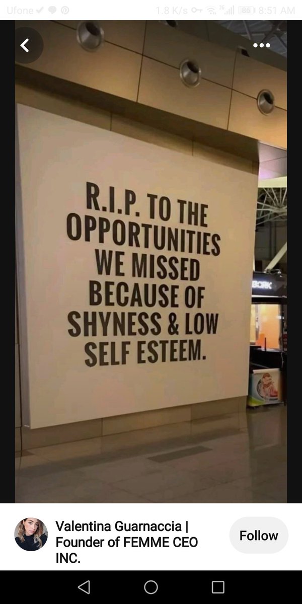 Never lose opportunity
