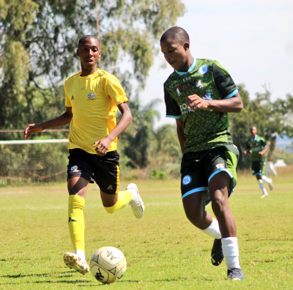 Amajimbos during a training match this morning against Napoli FC out in Bedfordview, as they continue to prepare for their international friendly matches against Columbia 🇨🇴 next week