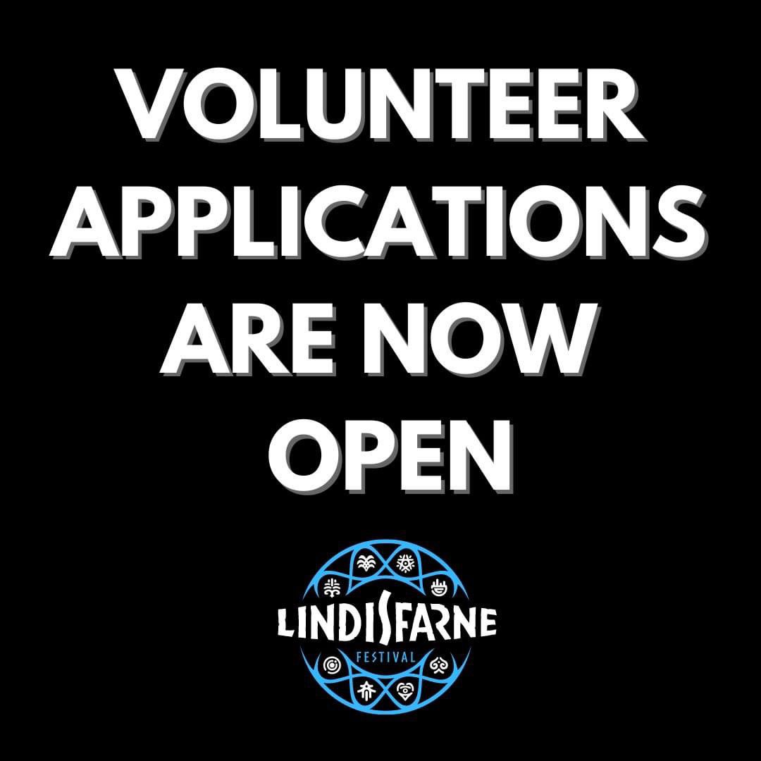 Go pilgrims go!! 💙 You can apply here 👇 forms.office.com/e/GKe4D2HJcn #volunteer #volunteering #festivalcrew #stewards #NorthEast #Northumberland #Newcastle