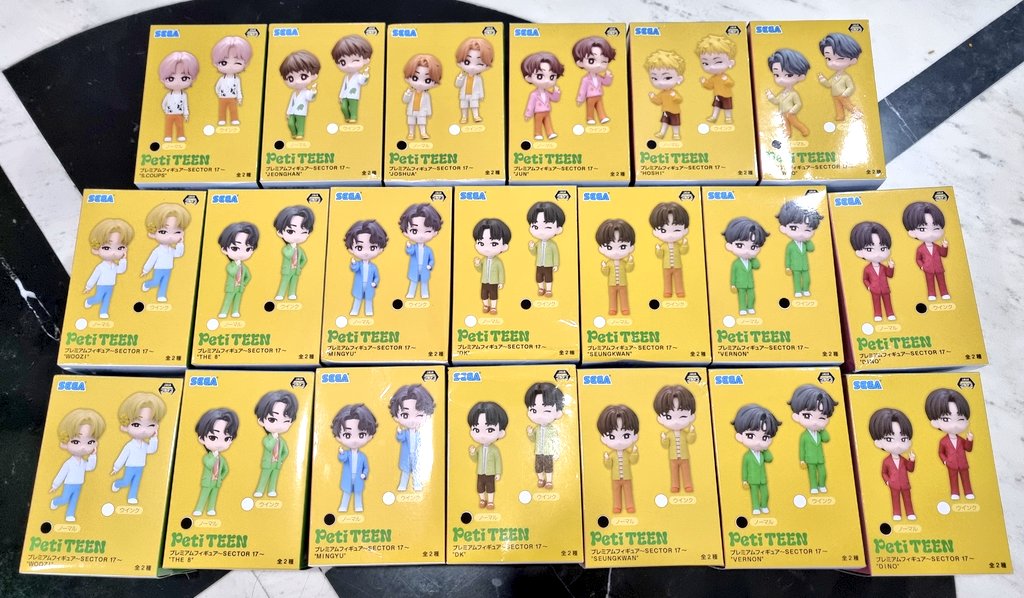PinkeuCarrot's tweet photo. WTS Seventeen Petiteen Figurine
> Ready INA
> New
> 10 x 5 cm (bigger than the gacha)
🍊 https://t.co/RwOkuVR3U3 https://t.co/wqW3vAAVSI