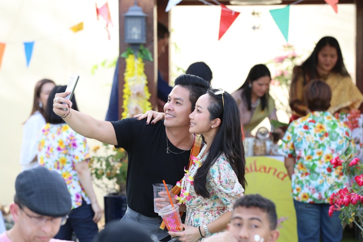 Happy Songkran Day 💦💦 spent a happy day with the Thai community here in Abu Dhabi for the Thai New Year 2024 ♥️