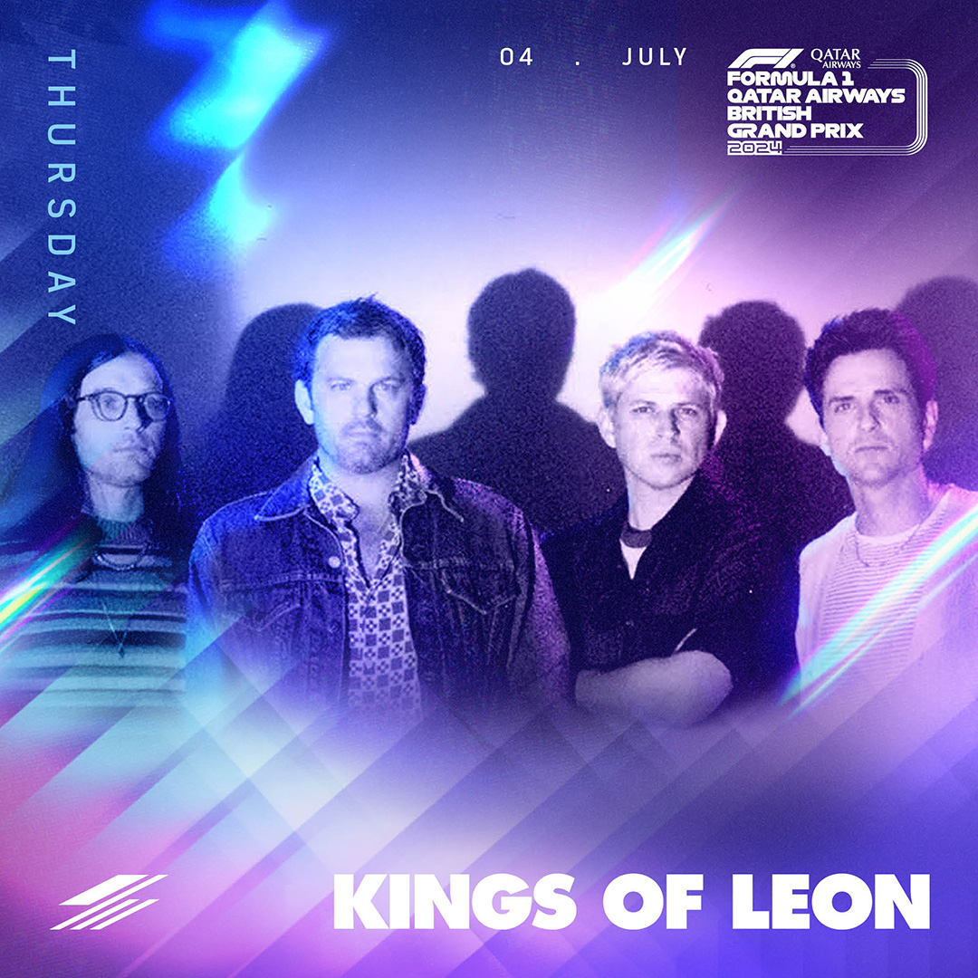 TicketmasterUK's tweet photo. Ready, set, go 🏁 Catch US rockers Kings of Leon at the opening concert for the iconic Formula 1 British GP at Silverstone this July!

Race to get tickets here 🏎️ https://t.co/3oEWa6R4AD https://t.co/CPfSxNfl0F