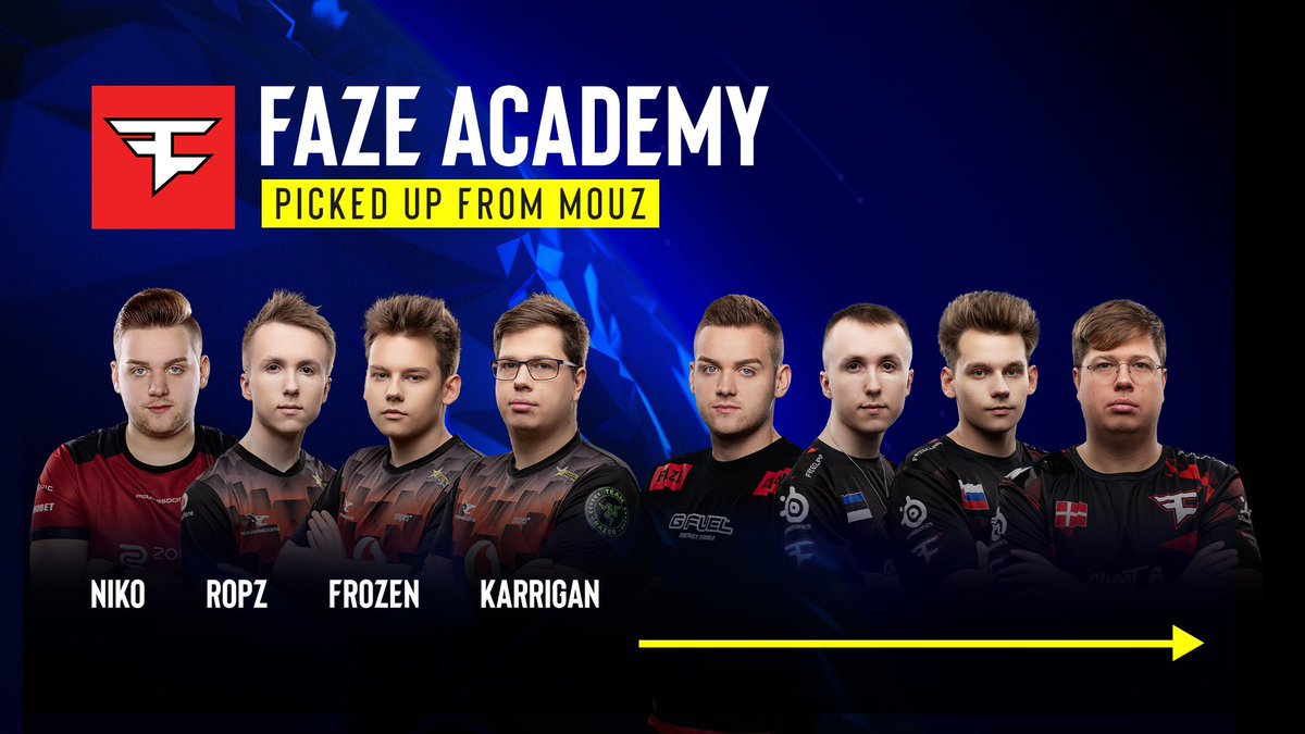 A lot of the players that have played for @FaZeClan over the years seems to have played for a particular team before... 😅

@mousesports 

#IEM