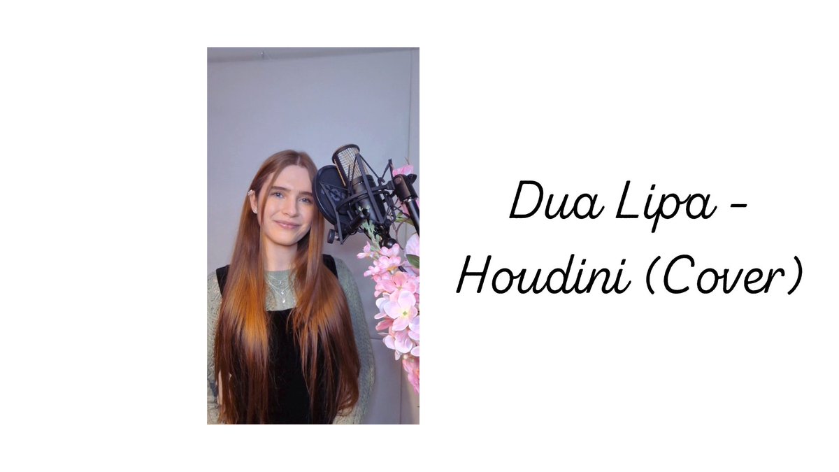 I am happy to share with you, my mini cover of 'Houdini' by @DUALIPA  🌟 It is such a fun and great song! 🎵 I enjoyed making a cover for it 😊

Feel free to watch it here:
youtu.be/TbN6eOTUJvU

I hope you all have a wonderful day 🌼🎵

#DuaLipaCover #SkylarNevaeh