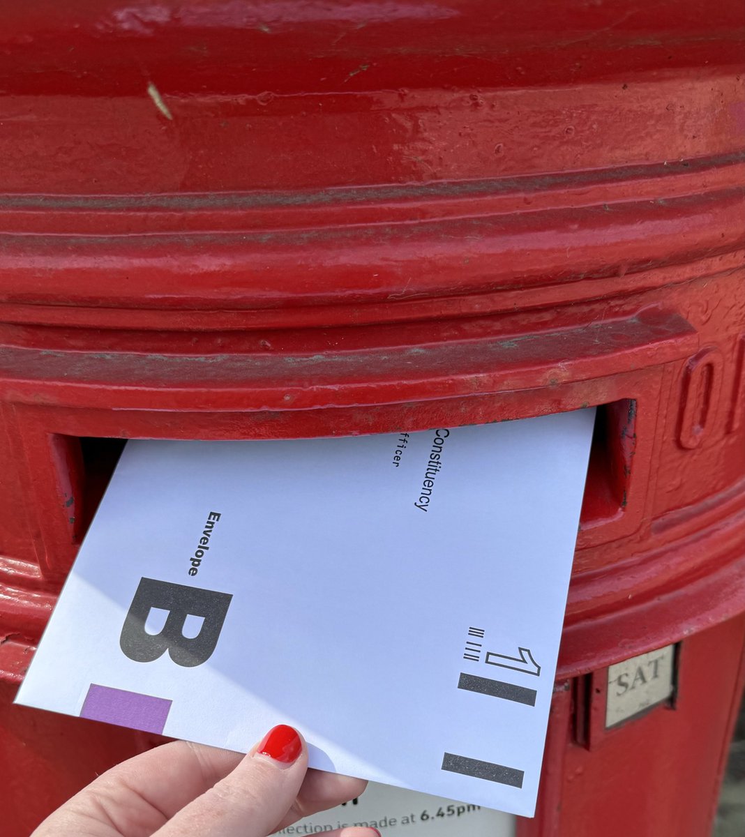 🗳️ I’ve voted for @UKLabour. Have you? Post your ballot back asap