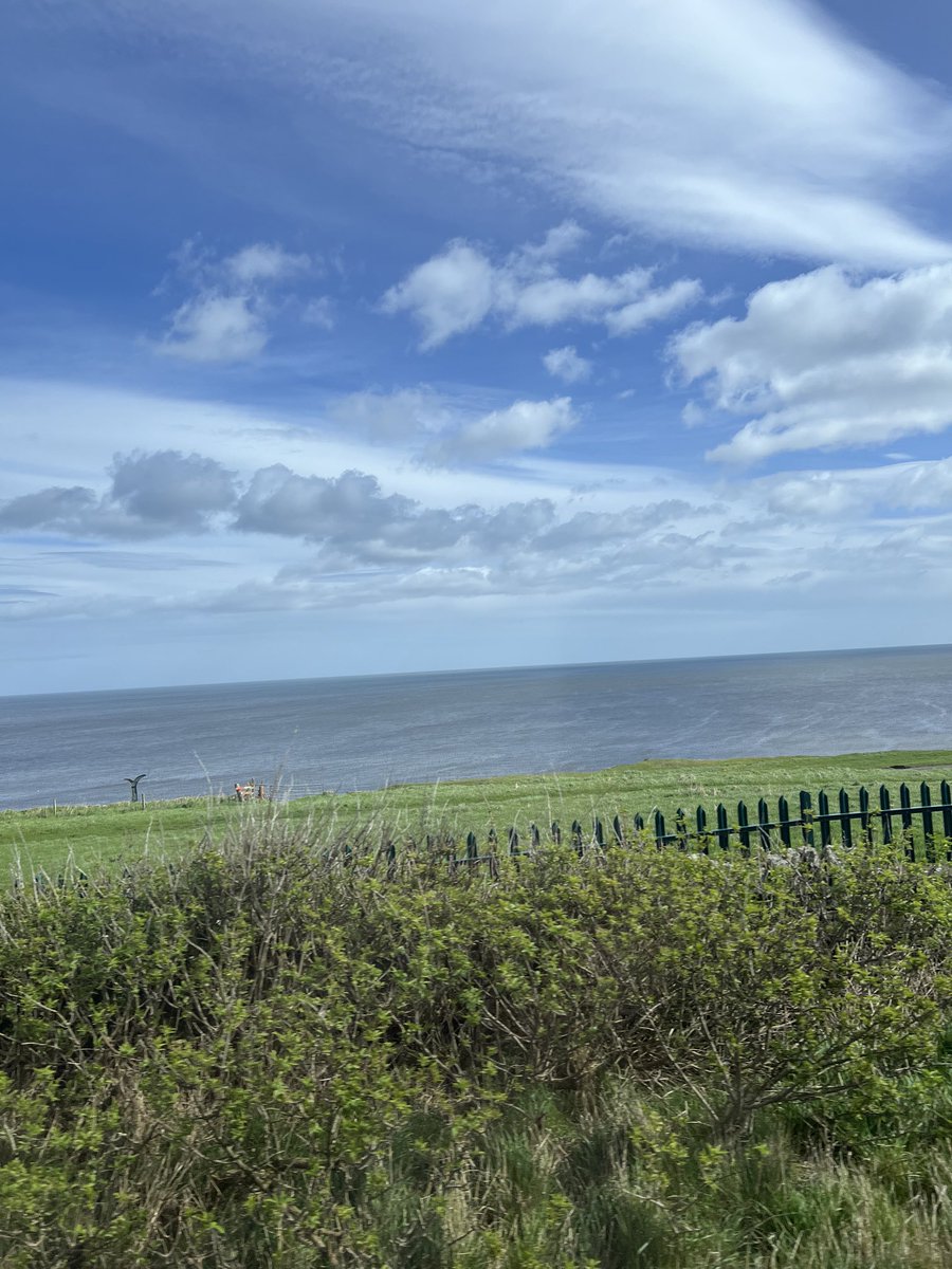 Interrupting my writing to look out of the window as we pass Berwick.