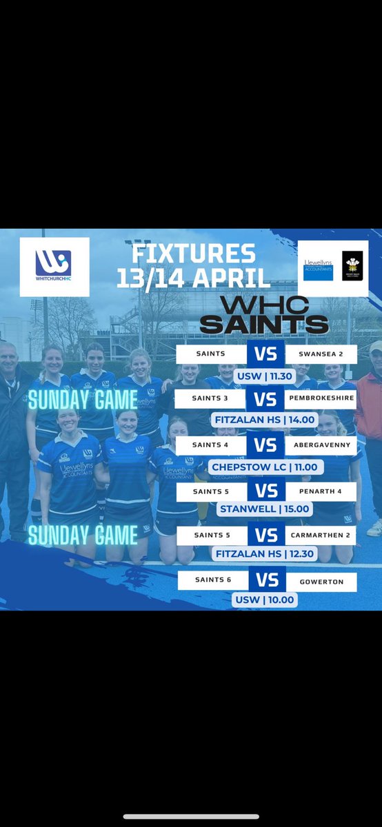 Whitchurch_HC's tweet photo. Last league matches of the season for our ladies 3s & 5s today
#itsnotraining #endofseason
@swsportsnews @SWalesLeague @HockeyWales https://t.co/dDZgKXvRUo