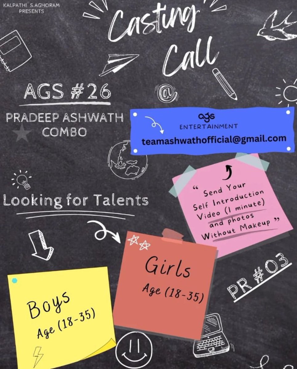 Casting Call 🎭 Feature (Tamil) #arh #auditionsarehere #castingcall #tamil #tamilfilm #kollywood #tamilcinema #tamilmovie #femaleactress #girlactor #girlactors #femaleactor #femaleactors #maleactor #maleactors #featurefilm #chennai #vadapalani #ags #agsentertainment #ags26