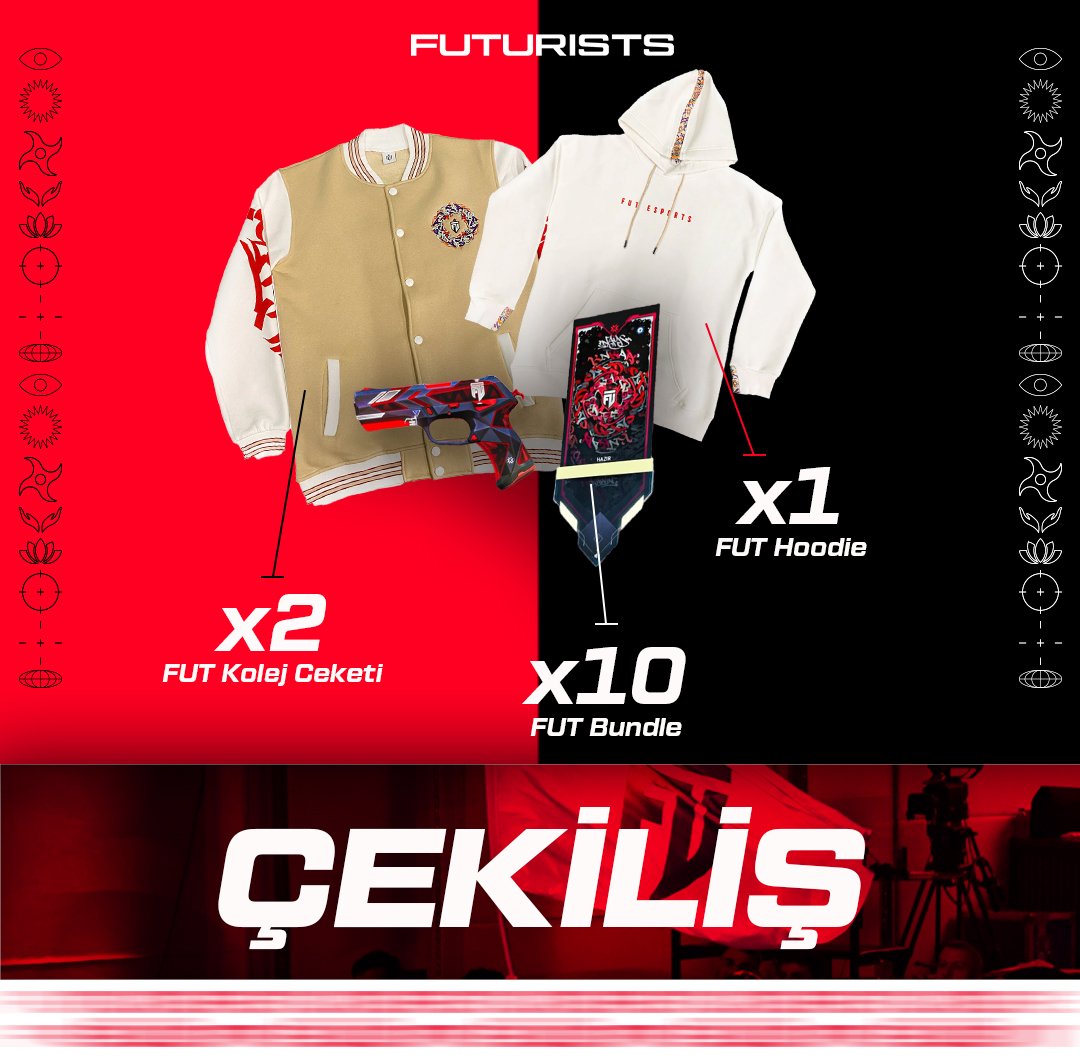 💥 PATRONLAR ÇILDIRDI!

Patronlarımız öncülüğünde sizlere 2 adet FUT kolej ceket, 1 adet FUT hoodie, 10 adet FUT bundle hediye ediyoruz.

Yapmanız gerekenler;

◽ Bizi (<a href="/FutureisFUT/">Futurist</a>) takip et.
◽ 2 arkadaşını etiketle.
◽ Gönderiyi beğen ve retweetle
◽ Açıklanma tarihi 20 Nisan.