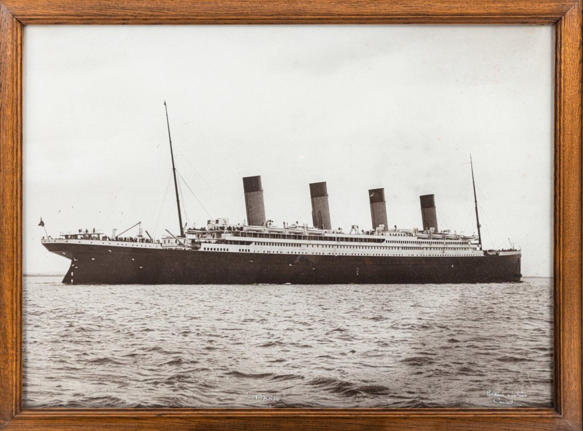 ⛴ #OTD #14Apr #15Apr #Disaster #Ship

Sunday 14 April 1912 at 11:40 PM (23h40) about 375 miles south of New Foundland (Eastern Canada) the RMS Titanic hits an iceberg and sanks a few hours later on Monday 15 April 1912.

The Titanic had left Southampton in England for her maiden