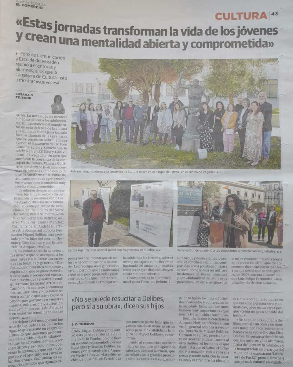 forocye's tweet image. Amplia cobertura informativa de los medios de comunicación de la jornada literaria desarrollada en el marco de este 16 Foro Comunicación y Escuela. "16 Foro Comunicación y Escuela: Comunicación y medio rural".