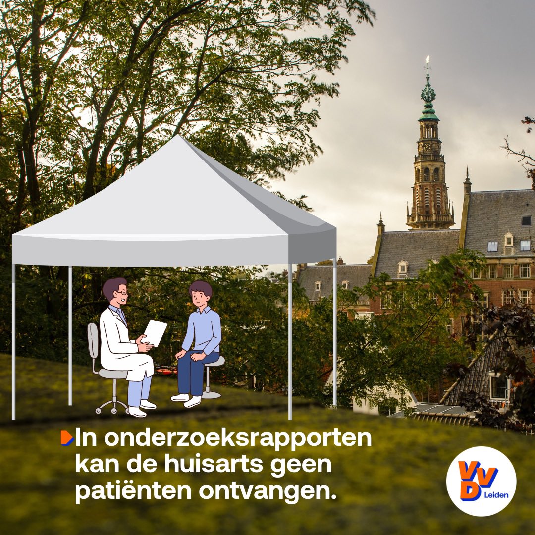 Ruimte voor de huisvesting van huisartsen in Leiden is schaars. Al sinds 2022 is het college onderzoeken aan het schrijven voor oplossingen, maar tot op heden is er nog steeds geen extra ruimte. 

Daarom wil de VVD dat de wethouder op korte termijn met concrete oplossingen komt.