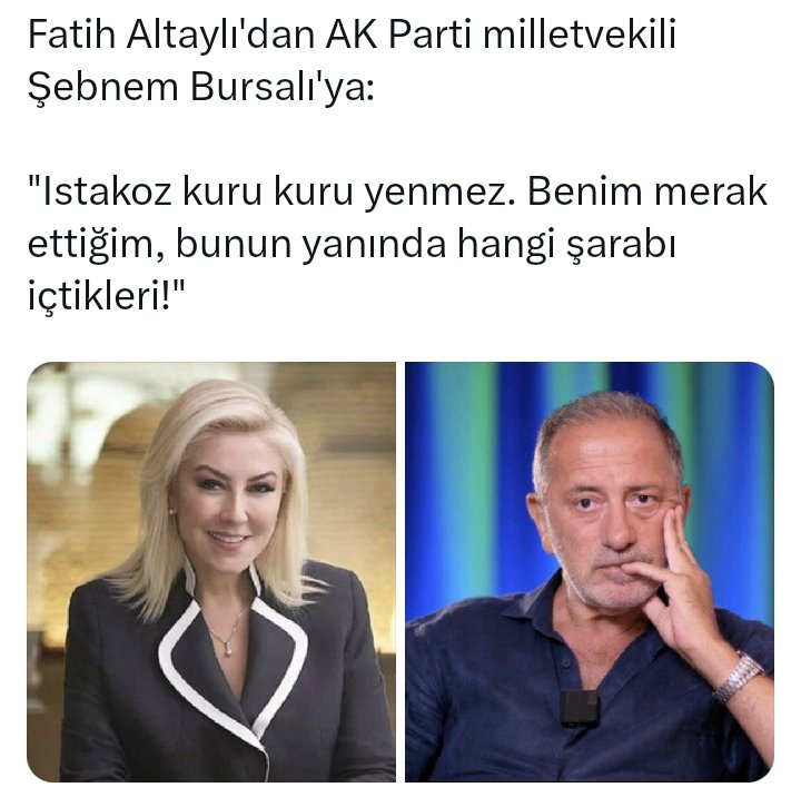 Bence daha önemlisi istakozu kiminle yediği bence laik sekuler cumhuriyet kazanımlarını içine sindirmis oy aldığı kitleyle dalga geçebileceği biriyle yemiştir.....