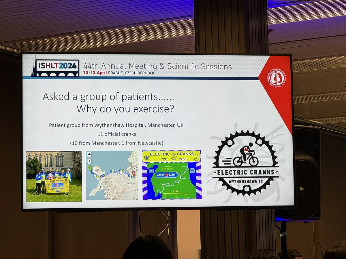 Nice to see the “Electric cranks” initiative celebrated and promoted at @ISHLT in Prague. @ElectricCranks hope your challenge to is accepted. How amazing would it be to have electric cranks in every MCS centre internationally. @ICCAC. @AbbottCardio