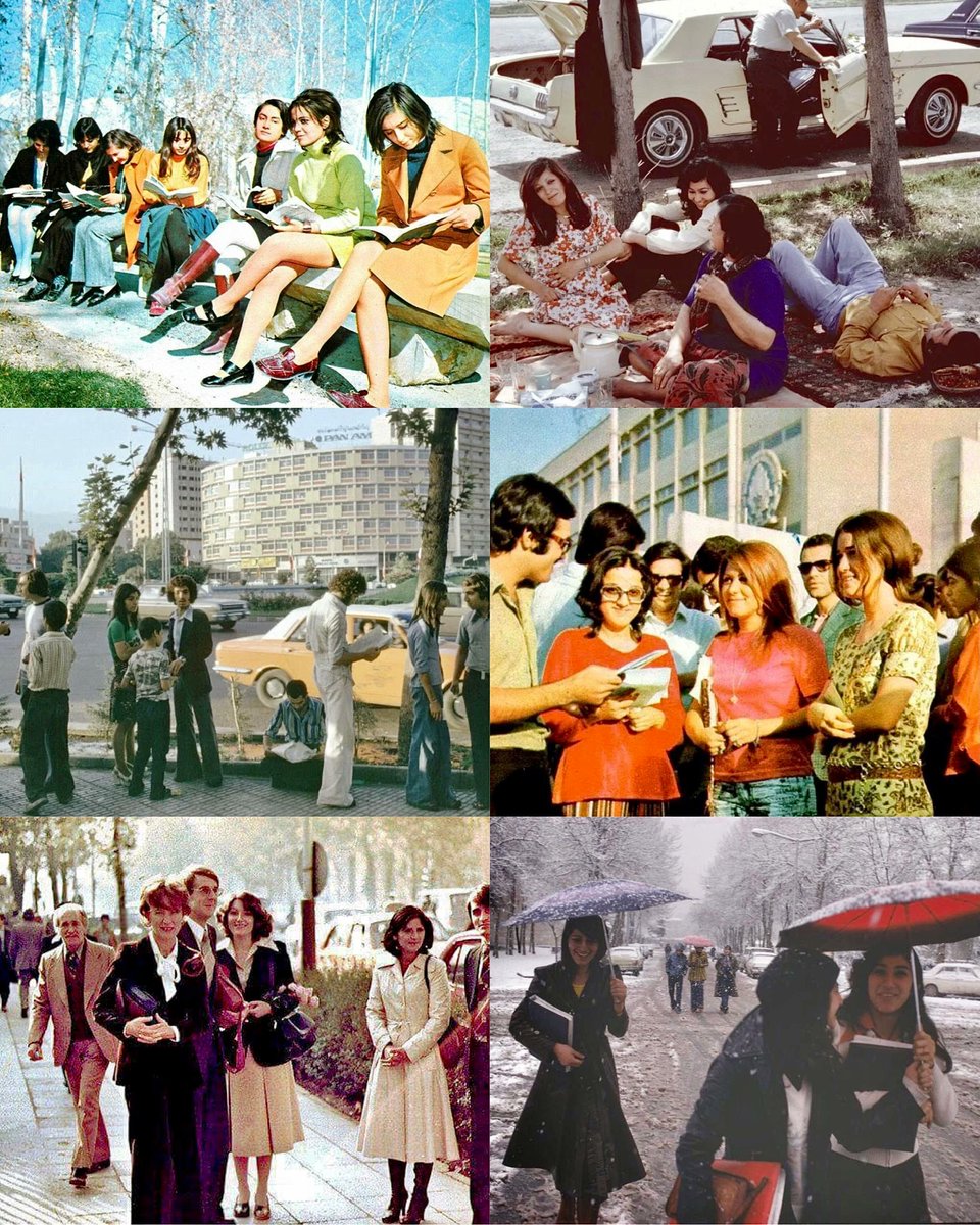 . Hello World, this is how women lived in Iran before 1979 . . . ... then came the Mullahs and with them the oppression. 💠 😔 💠