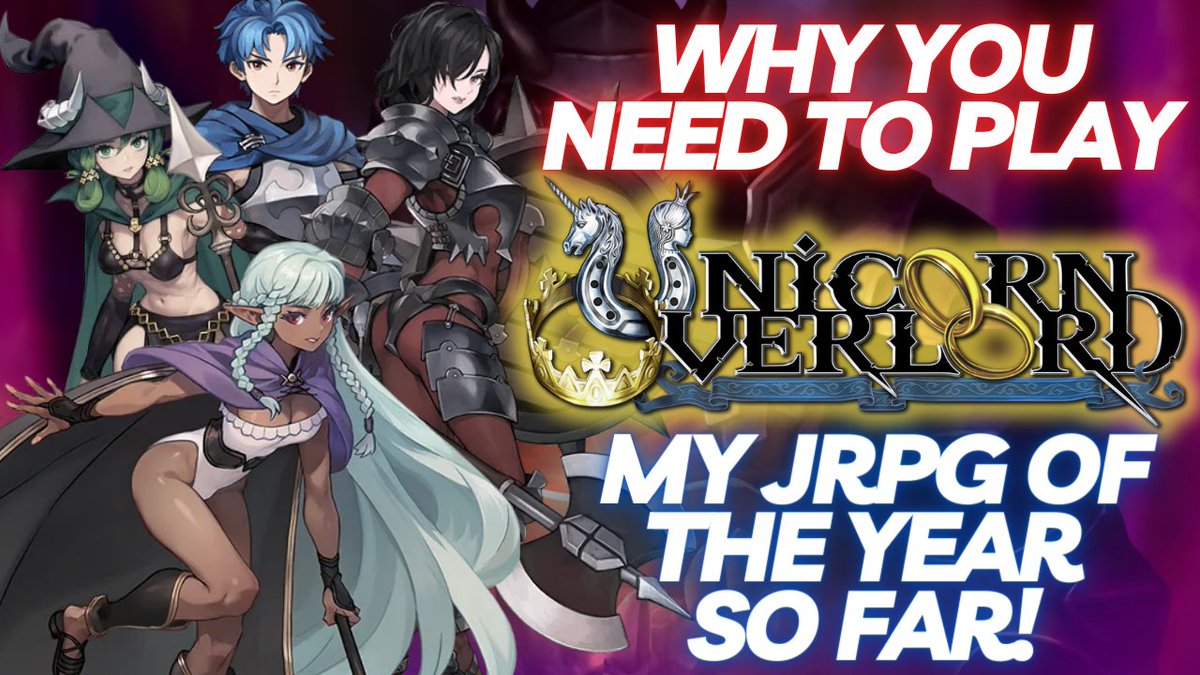 WE ARE BACK, NEW VIDEO 🚨  

Unicorn Overlord is a game that has well &amp; truly caught me by surprise with how good it is, so in this video I wanted to share with you guys my experience with the game thus far!

Likes &amp; RTS Super appreciated 🙏🏾❤️

WATCH 🔴: youtube.com/watch?v=60ShuF…